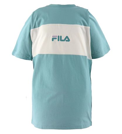 Fila Stuttermabolur - Elliot - Cameo Blue/Snow White