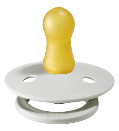 BIBS Colour Pacifiers - 2-Pack - Size 1 - Round - Haze/Blossom