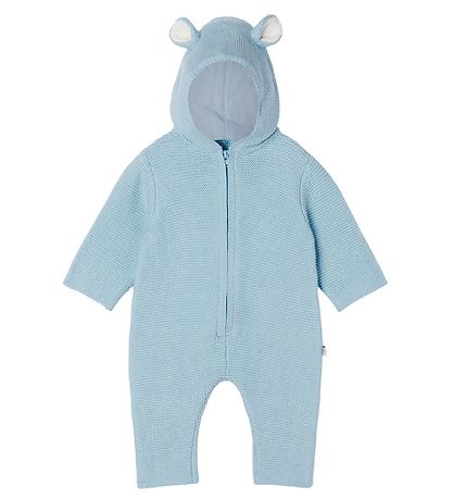 Stella McCartney Kids Onesie - Stickad - Doggy - Ljusblå
