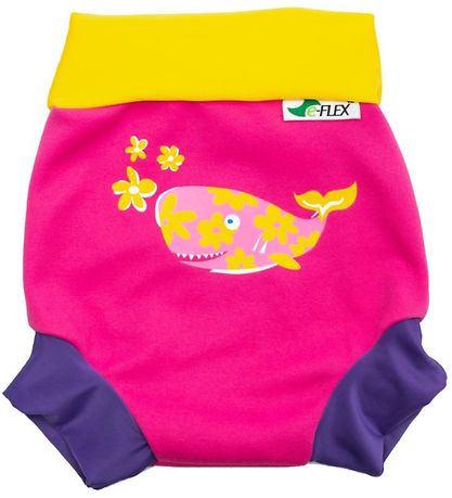 Konfidence Badblöjor - UV50+ - Simma Nappy - Rosa/Yellow Joni