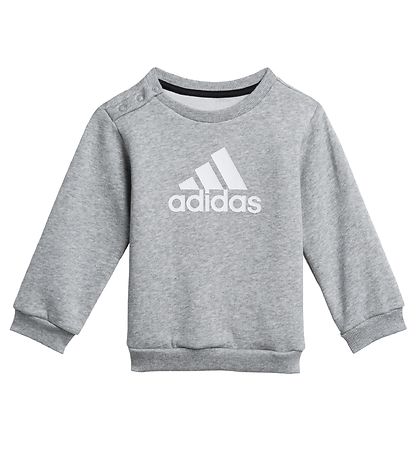 adidas Performance Sweatset - Bos - Grey Melange/White