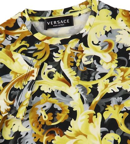 Versace T-Shirt - Barocco - Zwart/Goud