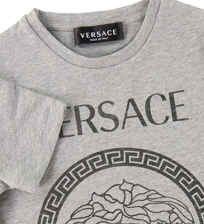 Versace T-Shirt - Medusa - Graumeliert/Dunkelgrau