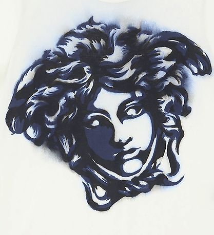 Versace T-shirt - Medusa - White/Blue