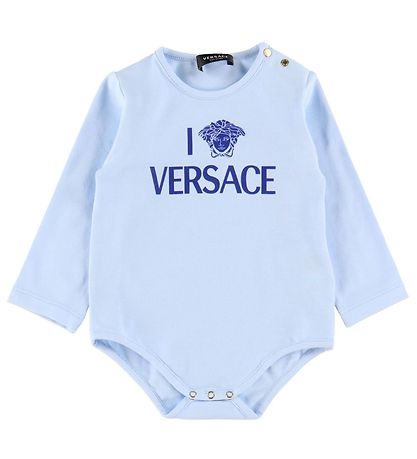 Versace Gift Box - Bodysuit l/s - 3-pack - Baby Blue