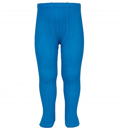 Condor Strumpfhosen - Rib - Blau