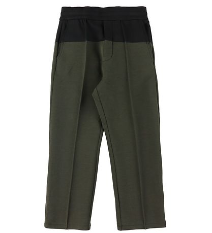 Emporio Armani Hosen - Armygrün m. Schwarz