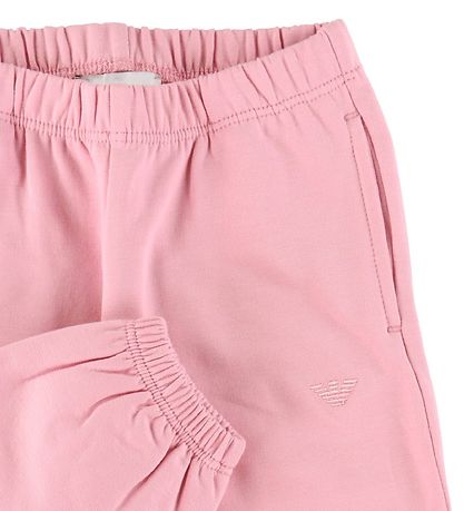 Emporio Armani Joggingbuxur - Bleikt