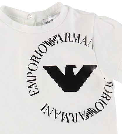 Emporio Armani T-shirt - White w. Logo