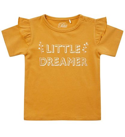 Petit by Sofie Schnoor Stuttermabolur - Mustard
