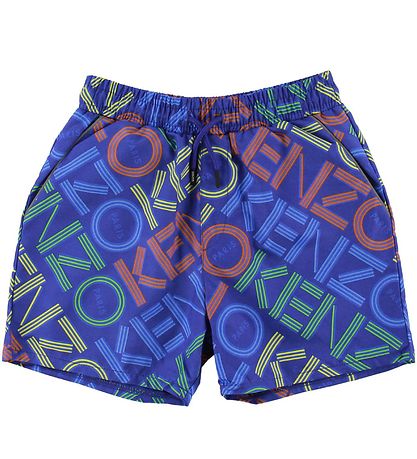 Kenzo Leggings/Shorts - Exclusieve editie - Levendig Blue m. Log