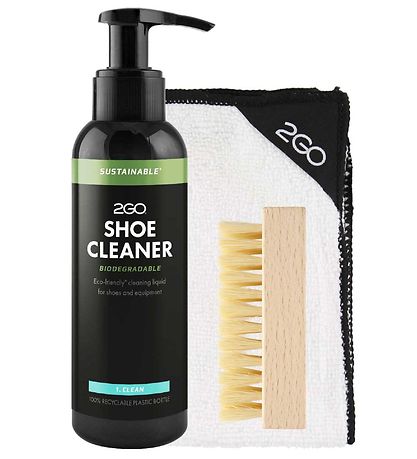 2GO Skóumhirðusett - 150 ml - Skref 1 - Skóhreinsiefni
