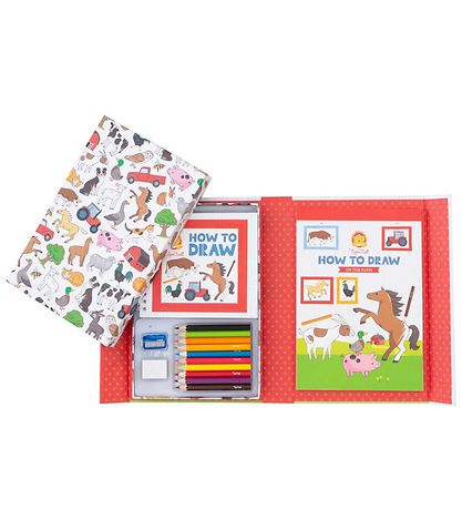 Tiger Tribe Colouring Set - How to Draw - On The Farm