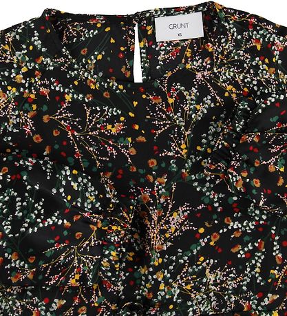Grunt Kleid - Julle - Black Flower
