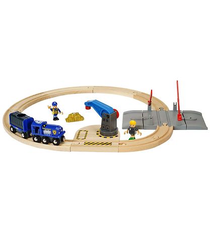 BRIO World Lestarbraut - 17 Partar - Gullflutningasett 33812