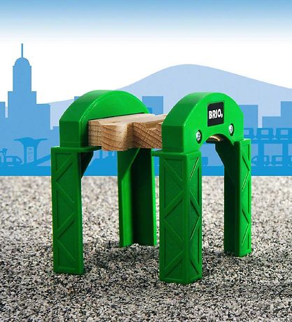 BRIO World Stacking Tracks Supports - Green 33253