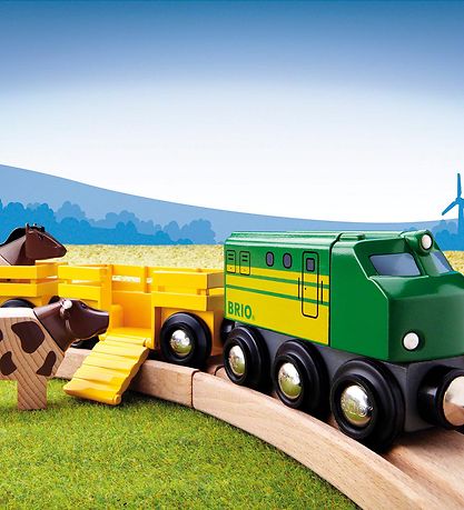 BRIO World Farm Train 33404