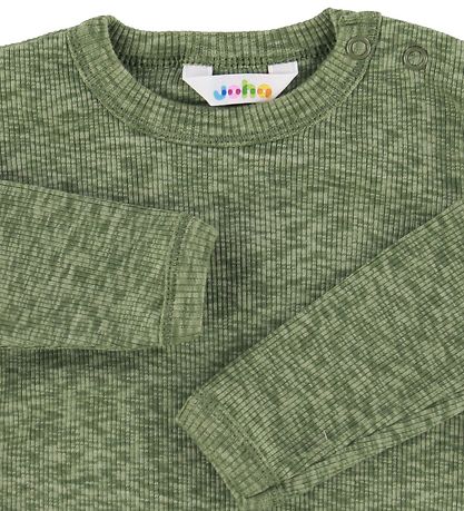 Joha Bodysuit l/s - Green Melange