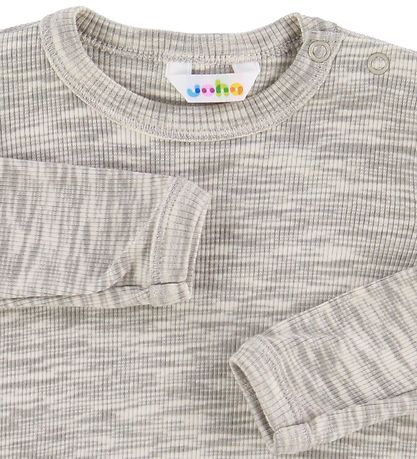 Joha Romper l/s - Grijs Gevlekt