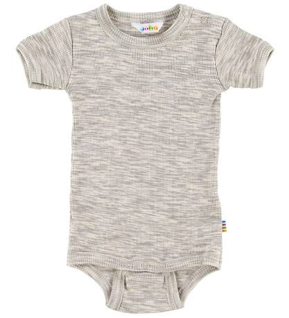 Joha Romper s/s - Grijs Gevlekt