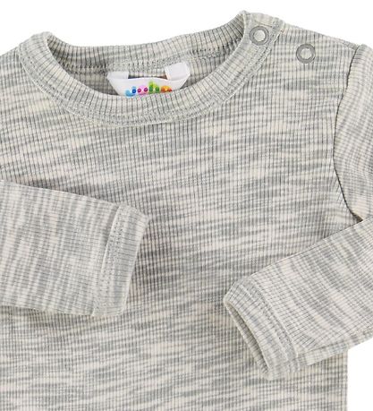 Joha Romper l/s - Grijs Gevlekt