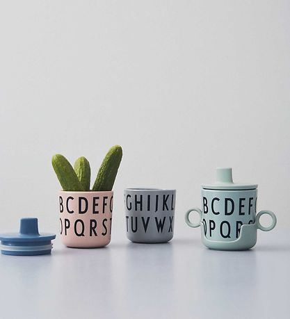 Design Letters Cup Handle - Dusty Green