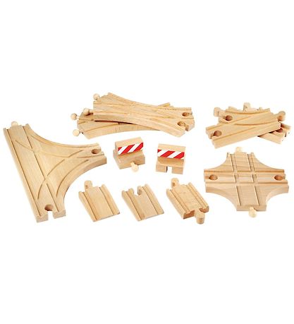 BRIO World Lestarteinar - 11 Partar - Viður 33307