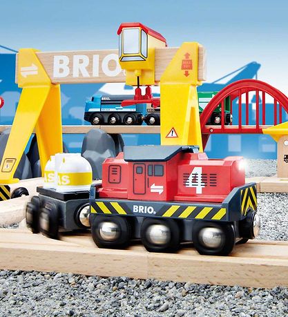 BRIO Railway Set - 54 Parts - Multicolour 33097