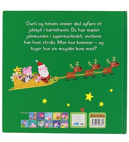 Livre Alvilda - Peppa Pig rencontre le Père Noël - Danois