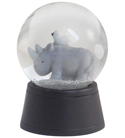 Kids by Friis Mini Sneeuwbol - : 4,3 cm - Neushoorn