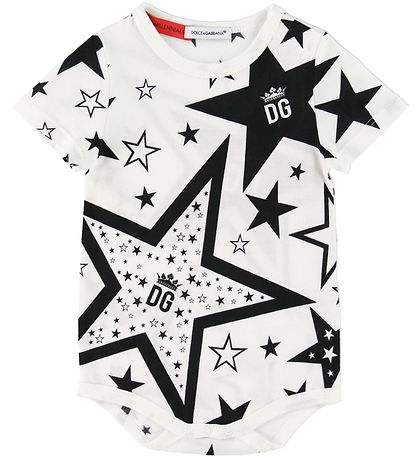 Dolce & Gabbana Bodies k/ä - 3er-Pack - Weiß/Schwarz m. Sternen