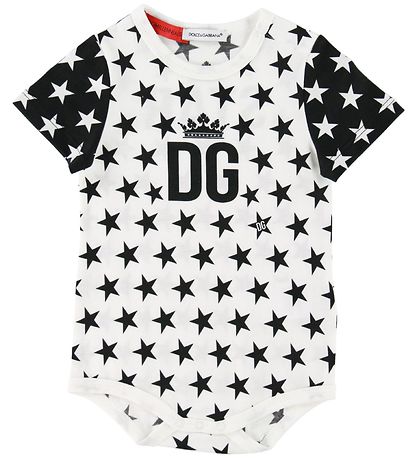 Dolce & Gabbana Bodies k/ä - 3er-Pack - Weiß/Schwarz m. Sternen