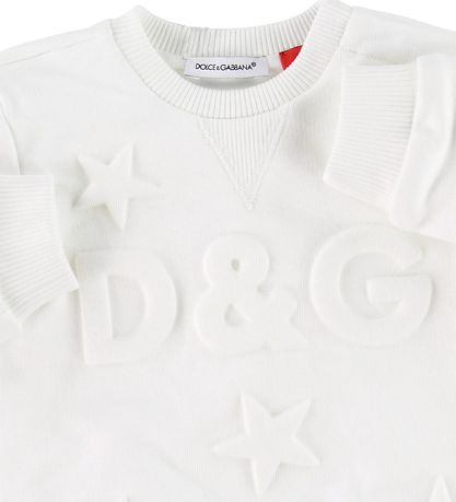 Dolce & Gabbana Peysa - Hvítur M. Stjörnur