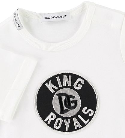 Dolce & Gabbana Bodysuit s/s - White w. Patch