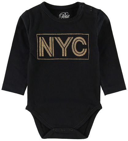 Petit by Sofie Schnoor Samfella L/æ - NYC - Svart M. Glimmer