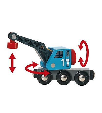 BRIO World Freight Ship and Crane - Blue 33534