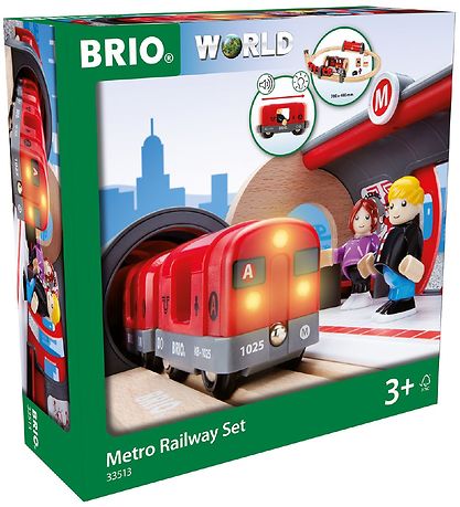 BRIO World Metro set - Red 33513