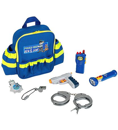 Sac à dos de police Klein - 6 pièces - Bleu