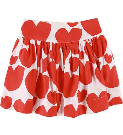 Stella McCartney Kids Pils - Hvítt/Rautt M. Hjörtu