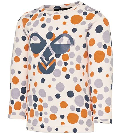 Hummel Blússa - HMLedna - Ljós bleikur M. Doppur