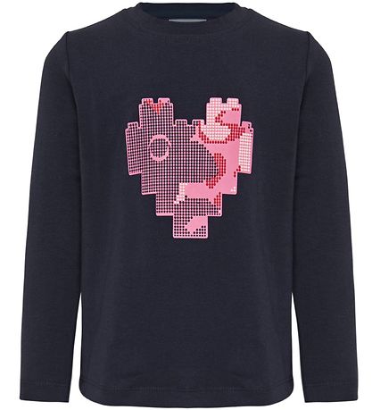 LEGO® Duplo Long Sleeve Top - LWTonja - Navy w. Heart