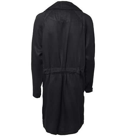 Hound Trench Coat - Black