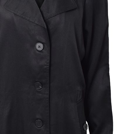 Hound Trench Coat - Black