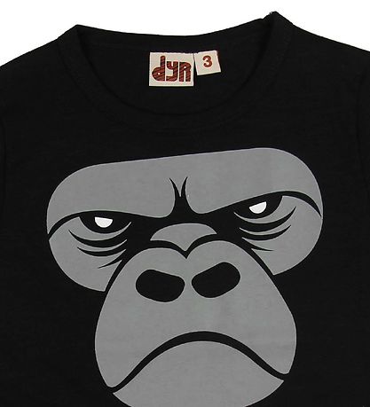DYR T-Shirt - Primate - Black Zoomgorilla