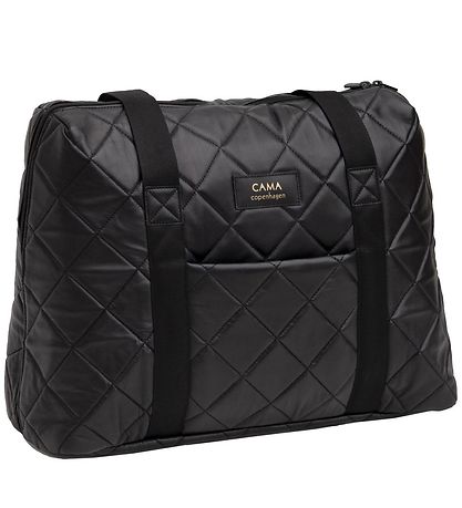 CAMA Copenhagen Skiptitaska - Vega - Svart leður