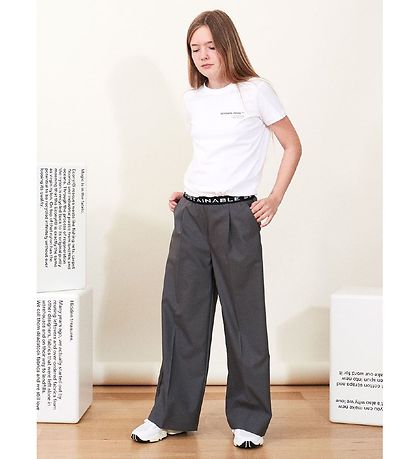 Designers Remix Byxor - Polyester/Ull - Jolene - Mörkgrå
