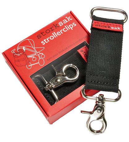 Storksak Strollerclips For Changing Bags - Black