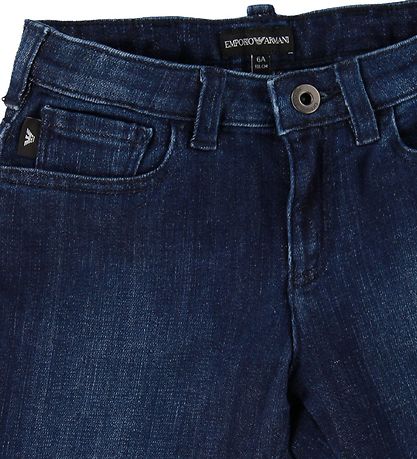 Emporio Armani Stuttbuxur - Dökkt Gallaefni