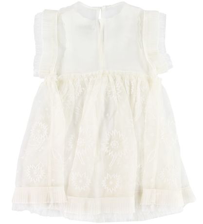 Stella McCartney Kids Kjóll - Hvítt M. Blóm