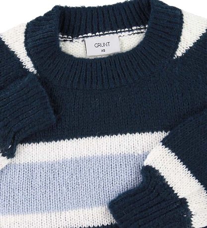 Grunt Pullover - Knit - Hanne - Blue